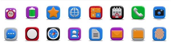 User Interface 3D Icon Pack by Craftwork 