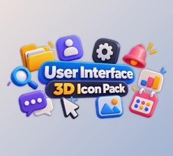 User Interface 3D Icon Pack by Craftwork