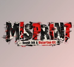 MISPRINT — Rough Ink & Distortion Kit for Photoshop by Pixelbuddha