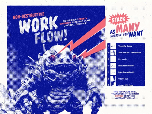Grindhouse Toning Lab Template for Affinity by Frankentoon Studio