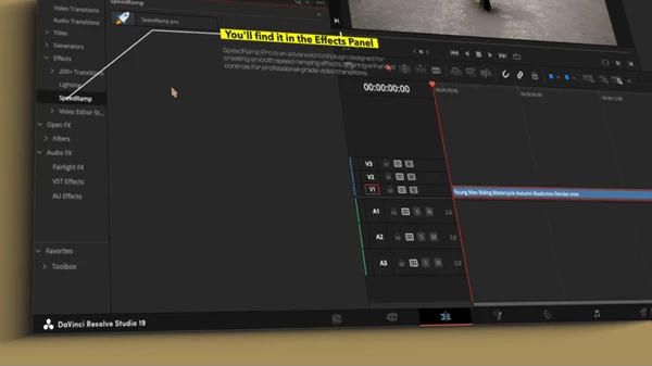 Speed Ramp Pro for DaVinci Resolve by Videohive (56510269)