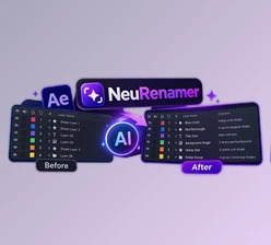 NeuRenamer - After Effects Auto Renamer Tool by Aescripts (v1.0.2)