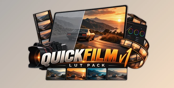 QUICKFILM v1 - LUT Pack 