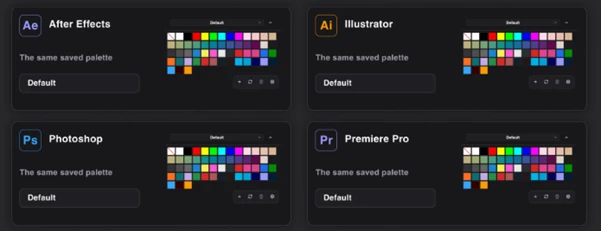 Swatches for After Effects,Illustrator, Photoshop & Premiere by Aescripts