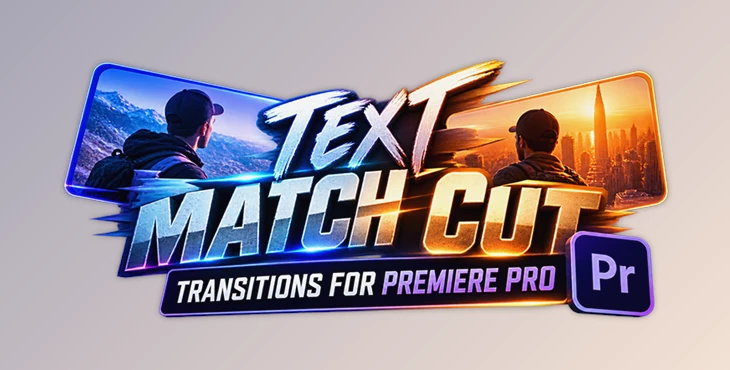 Text Match Cut Transitions for Premiere Pro